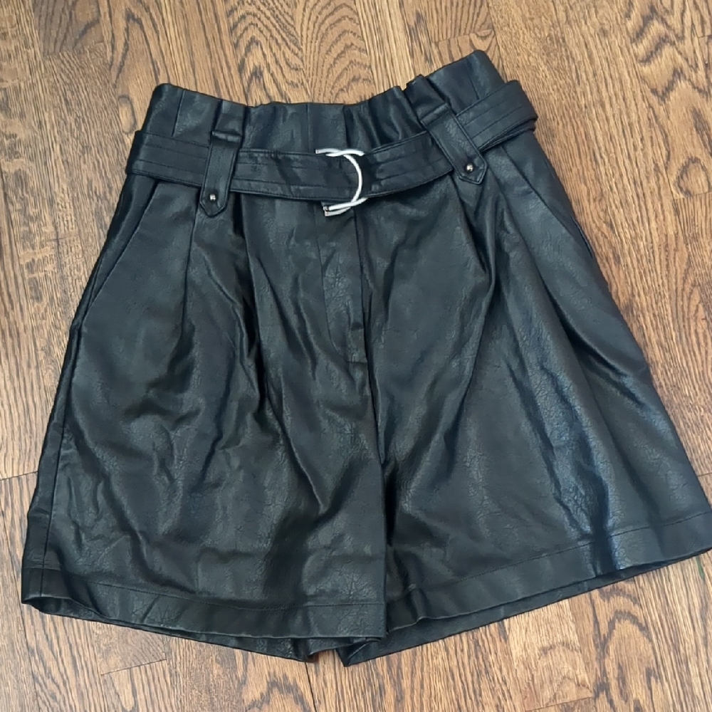 Q2 Collection Vinyl Shorts